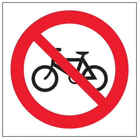 no cycling sign meaning.